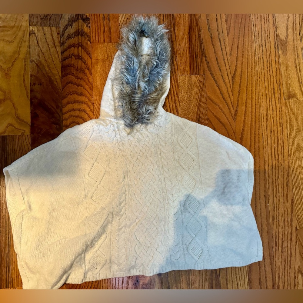 Used once winter poncho